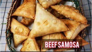 Beef samosa in tamil  srilankan spicy samosa veg samosa  1000 subscribers special recipe samosa [upl. by Dominus557]