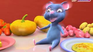 Rat Song  Chinnu Telugu Rhymes for Children  Infobells [upl. by Lovmilla]