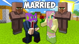 Fluttershy Married Spike In Minecraft [upl. by Bivins709]