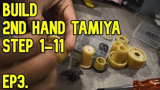 TAMIYA TL01 BUILD EP3  Assembly step 111 [upl. by Atnad38]