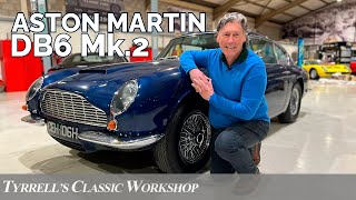 Exclusive Aston Martin DB6 Mk2 Unrestored  a Manual Masterpiece  Tyrrells Classic Workshop [upl. by Yruama]