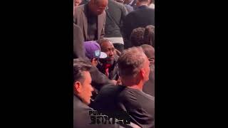 Crawford vs Thomas Hill team spence ringside after Benavidez vs Boo boo fight Esnews Boxing [upl. by Letsyrc]