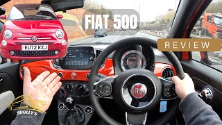 2023 Fiat 500 Review FIRST IMPRESSIONS amp POV Test Drive Dolcevita Hybrid London  England [upl. by Naenej67]