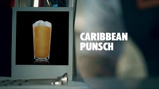 CARIBBEAN PUNSCH DRINK RECIPE  HOW TO MIX [upl. by Aym]