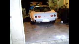 78 Corvette C3 L82 stk loud exhaust no mufflers [upl. by Ilah711]