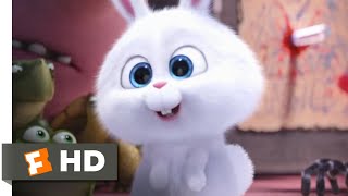 The Secret Life of Pets  Scary Snowball Scene  Fandango Family [upl. by Kcirded]