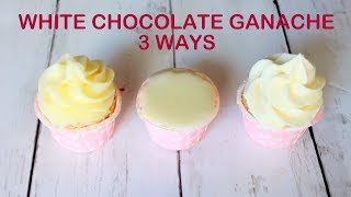 How to make White Chocolate Ganache [upl. by Nawed348]