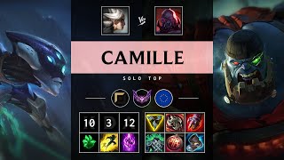 Camille Top vs Sion Legendary  EUW Master Patch 1420 [upl. by Ahseneuq]