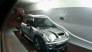 Sneeds Speed Shop R53 MINI Cooper S Wind Tunnel test M7 C Wing [upl. by Elbas532]