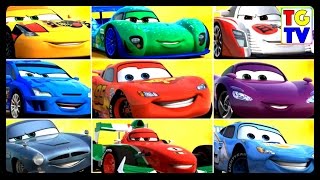 Cars 12 amp 3 LIGHTNING MCQUEEN Racing Scenes [upl. by Drugi]