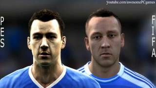 FIFA 12 vs PES 12 Head to Head  Faces 4 HD 1080p [upl. by Inahs]