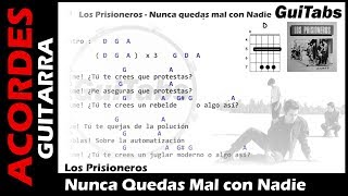 NUNCA QUEDAS MAL CON NADIE 👊  Los Prisioneros  Letras  Acordes GUITARRA 🎸 Karaoke [upl. by Uhej]