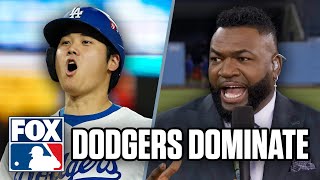 Dodgers DOMINATE Mets Game 1 Reaction David Ortiz Derek Jeter amp Alex Rodriguez  MLB on FOX [upl. by Neetsyrk]