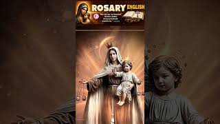 Hail Mary Full of Grace The Lord is with thee rosary n english dailyrosaryenglish rosarynew [upl. by Goody468]