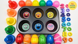 Sesame Street Characters Activity  Learn Colors Numbers amp Letters  Educational Toddler Videos [upl. by Nairb]