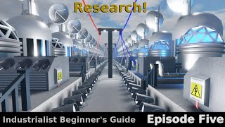 Better Research Farm  Industrialist Beginners Guide  Ep 5 [upl. by Enelloc]