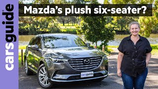 Mazda CX9 review Family test with the flagship CX9 2022 Azami LE sixseater luxury SUV [upl. by Nerrual]