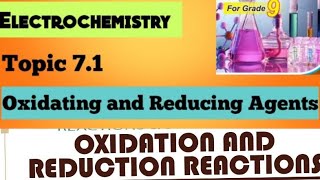 Class 9thChap no 7Electrochemistry oxidation reduction reactionoxidizing reducing agent example [upl. by Gnes]