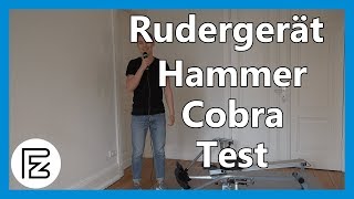 Rudergerät HAMMER COBRA ROWER im TEST [upl. by Reave]