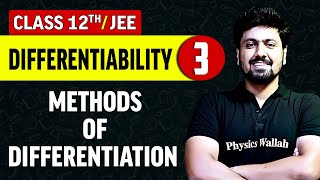 Differentiability 03  Methods of Differentiation  Class 12thJEE [upl. by Jehius]