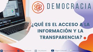 ¿Qué es el acceso a la información y la transparencia [upl. by Marguerite]