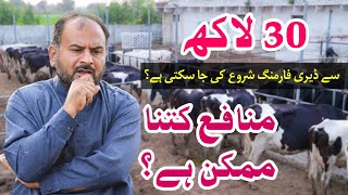 Start Dairy Farming with 30Lac  Profitable Business  Loss Ratio  Feasibility Report [upl. by Ayhtin]