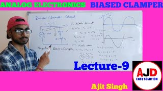 Biased clamper circuit in Hindi  Question solution [upl. by Draneb2]