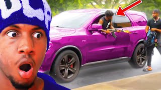 Reacting To Drive By PRANK In The Hood Gone Wrong [upl. by Nordgren]