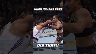 When Fighter Juliana Pena Did THIS to Amanda Nunes ufc mma [upl. by Talanta542]