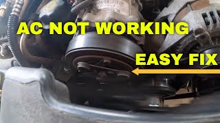 AC compressor NOT workingEASY FIX [upl. by Asir309]