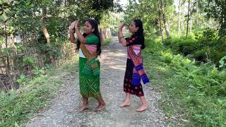 Loriyoli Mon  Subasana Dutta  Dance Cover by Rekhashree and Rishika [upl. by Lellih358]