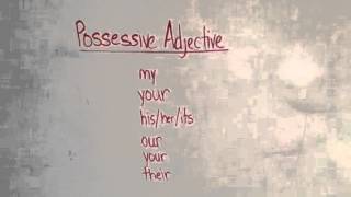 Possessive Adjectives Song [upl. by Kimber575]