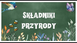 Składniki przyrody  podział na ożywione i nieożywione  lekcja przyrody dla klasy 4 [upl. by Marsh]