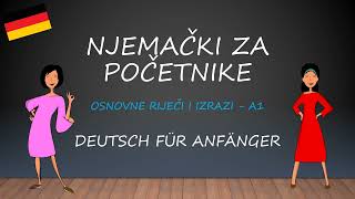 Njemački jezik za početnike A1  Osnove njemačkog jezika sa primjerima i prevodom  Njemacki Online [upl. by Ihab891]