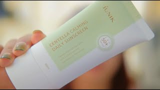 iUNIK Summer Affordable Korean Skincare Routine for ACNE Honest Review from chelgania [upl. by Bonita441]