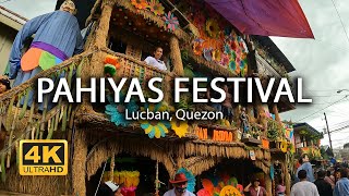 4K Pahiyas Festival 2022 Walktour  Lucban Quezon Province  Island Times [upl. by Anyat]