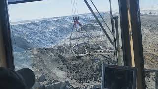 Riding on the Chief Ironsides a massive 145 million pound Dragline [upl. by Analeh959]