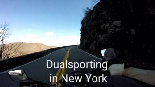 Dualsporting and exploring in NY [upl. by Jelene113]