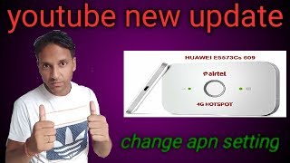 How to change apn in airtel 4g hotspot [upl. by Darb]