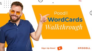 Poodll WordCards Walkthrough [upl. by London]