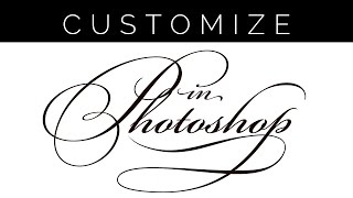 How to Customize Fonts in Photoshop [upl. by Aissilem]