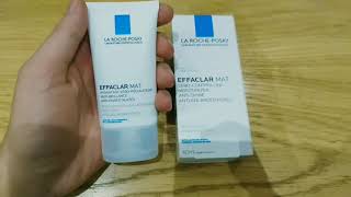 LA ROCHE POSAY EFFACLAR MAT  مرطب البشرة الدهنية الفريد من نوعه و الذي يعمل على تضييق المسام [upl. by Winser]