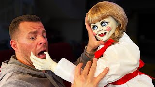 Aparece Annabelle en el cine BROMA a Luis de Itarte Vlogs [upl. by Ripp]