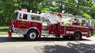 WAKEFIELD MASSACHUSETTS FIRE PARADE AND MUSTER 6918 [upl. by Etteve]