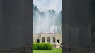 Fountain show at Longwood Gardens fountain flowers garden travel relaxing piano [upl. by Obadiah]