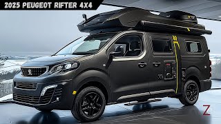 New 2025 Peugeot Rifter 4x4 Launched quotThe Best Compact Camper Vanquot [upl. by Lebatsirhc]