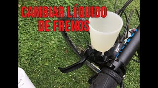 cambiar líquido de frenos bicicleta shimano [upl. by Essenaj]