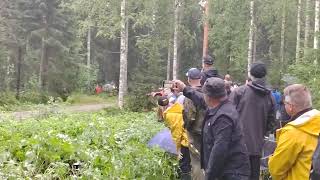 Secto Rally Finland 2024 Saarikas Ek3 Neuville mistake [upl. by Brenner]