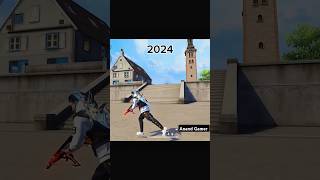 2024 VS 2050 trendingshorts freefire shortsfeed shortsfeed shortvideo garenafreefire [upl. by Burch3]