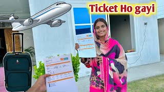 Pehli Bar Karachi Airplan Per Jaongi ✈️ Multan To Karachi 💃 Ticket 🎫 Done [upl. by Ibob]